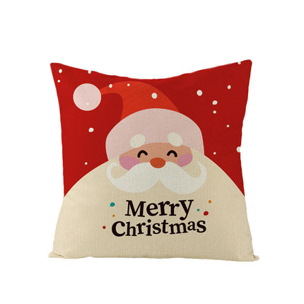 Christmas Pillow Covers Xmas Decorations Holiday Farmhouse Winter Throw Pillow Cushion Case for Sofa Couch