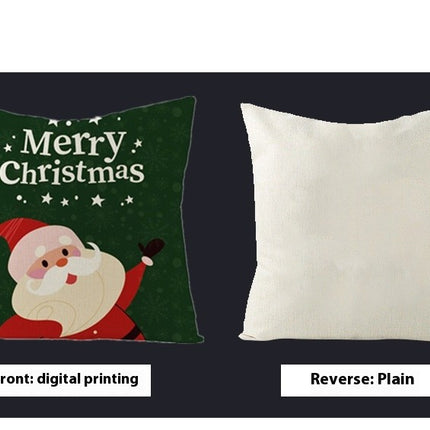 Christmas Pillow Covers Xmas Decorations Holiday Farmhouse Winter Throw Pillow Cushion Case for Sofa Couch