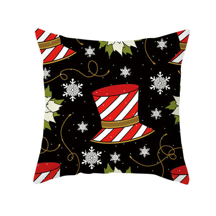 Merry Christmas Snowflake Throw Pillow Cover Xmas Cushion Case Decoration for Home Sofa