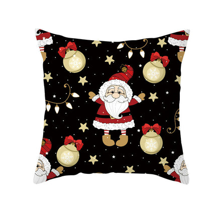 Merry Christmas Snowflake Throw Pillow Cover Xmas Cushion Case Decoration for Home Sofa