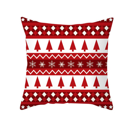 Merry Christmas Snowflake Throw Pillow Cover Xmas Cushion Case Decoration for Home Sofa