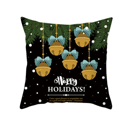 Merry Christmas Snowflake Throw Pillow Cover Xmas Cushion Case Decoration for Home Sofa