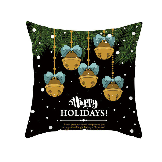 Merry Christmas Snowflake Throw Pillow Cover Xmas Cushion Case Decoration for Home Sofa