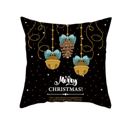 Merry Christmas Snowflake Throw Pillow Cover Xmas Cushion Case Decoration for Home Sofa