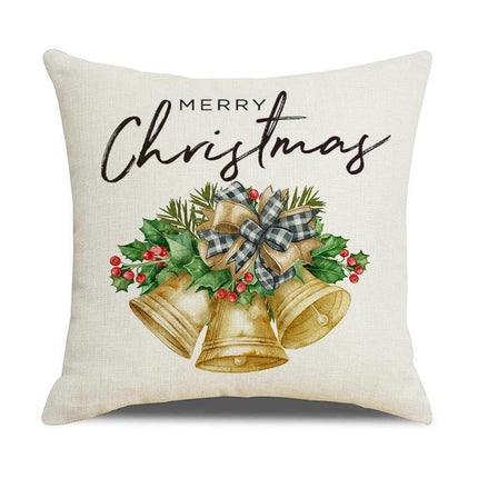 Christmas Decorative Throw Pillow Covers Square Cushion Covers Truck Outdoor Sofa Home Pillow Cases