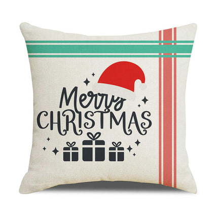 Christmas Gnomes Throw Pillow Covers Christmas Decorations Cushion Cover for Home Pillowcase