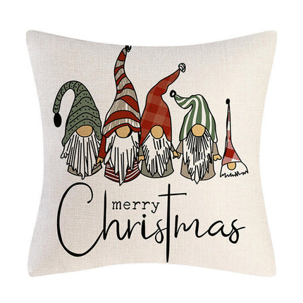 Christmas Pillow Cover Home Sofa Cushion Cover Living Room Holiday Decoration Soft Throw Pillow Covers