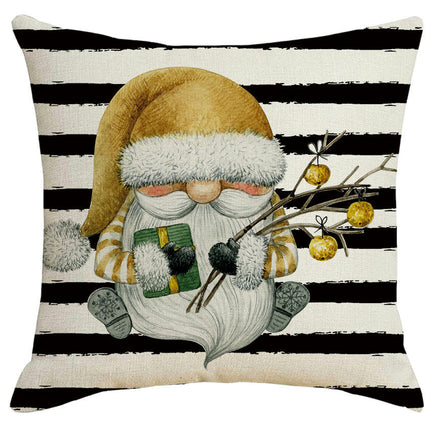 Christmas Pillow Covers Santa Claus Decor Throw Pillows Case for Couch Decorative Cushion Cases