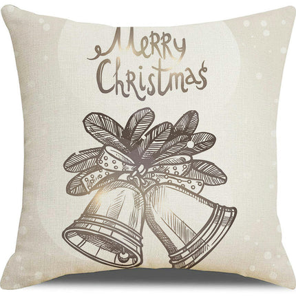 Christmas Bell Pillow Covers Christmas Cushion Covers Christmas Decorative Throw Pillow Covers