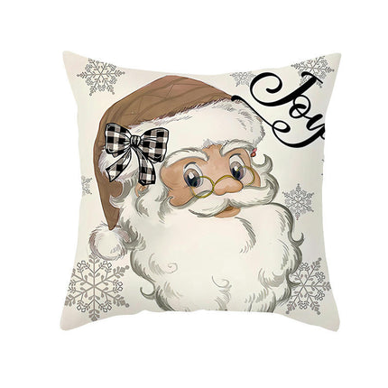 Christmas Outdoor Throw Pillow Covers Merry Christmas Snowman Decorative Cushion Pillow Cases