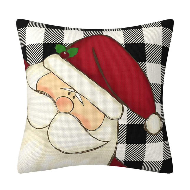 Christmas Snowman Pillowcase Throw Pillow Covers Cushion Cover Sofa Decorative Square Decorative