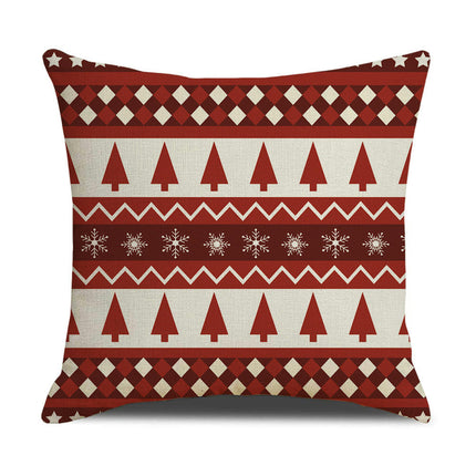 Christmas Pillow Covers Christmas Decor Throw Pillow Covers, Outdoor Linen Pillow Covers for Sofa Coffee