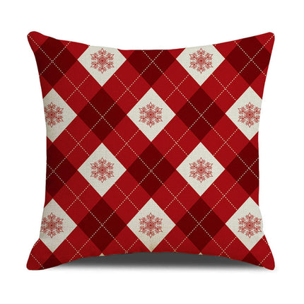 Christmas Pillow Covers Christmas Decor Throw Pillow Covers, Outdoor Linen Pillow Covers for Sofa Coffee