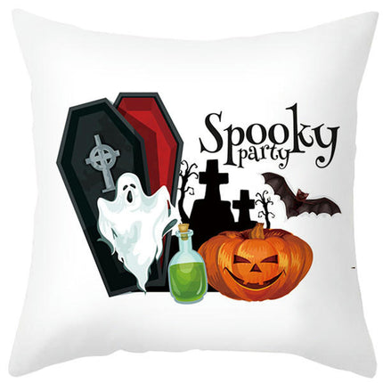 Halloween Pillow Covers Ghost Pumpkins Pillowcase Holiday Throw Pillows Cover for Home Sofa Decor