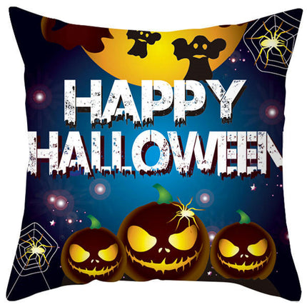 Halloween Pillow Covers Ghost Pumpkins Pillowcase Holiday Throw Pillows Cover for Home Sofa Decor