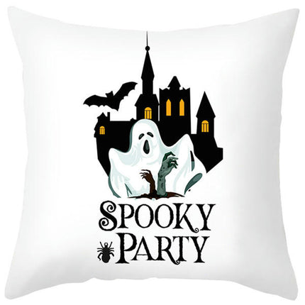 Halloween Pillow Covers Ghost Pumpkins Pillowcase Holiday Throw Pillows Cover for Home Sofa Decor