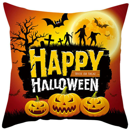 Halloween Pillow Covers Ghost Pumpkins Pillowcase Holiday Throw Pillows Cover for Home Sofa Decor