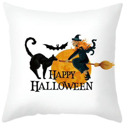 Halloween Pillow Covers Ghost Pumpkins Pillowcase Holiday Throw Pillows Cover for Home Sofa Decor