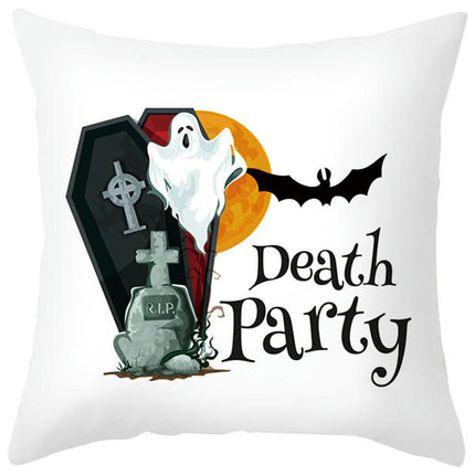 Halloween Pillow Covers Ghost Pumpkins Pillowcase Holiday Throw Pillows Cover for Home Sofa Decor