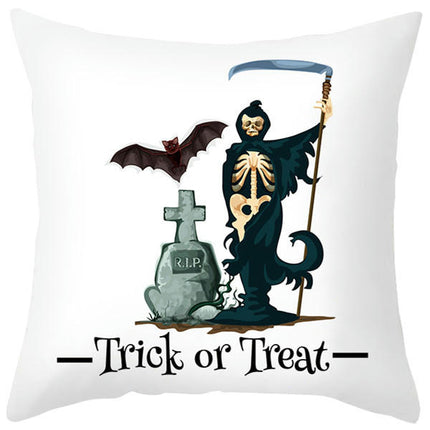 Halloween Pillow Covers Ghost Pumpkins Pillowcase Holiday Throw Pillows Cover for Home Sofa Decor