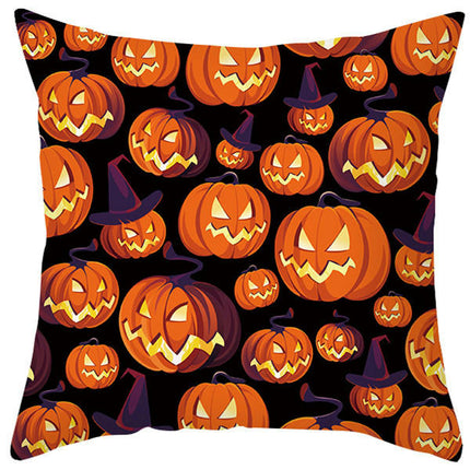 Halloween Pillow Covers Ghost Pumpkins Pillowcase Holiday Throw Pillows Cover for Home Sofa Decor