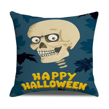 Halloween Pillow Case,Pumpkin Pillow Cover Halloween Linen Sofa Bed Throw Cushion Cover Decoration