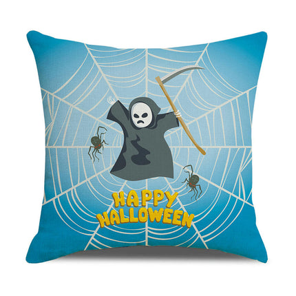 Halloween Pillow Case,Pumpkin Pillow Cover Halloween Linen Sofa Bed Throw Cushion Cover Decoration