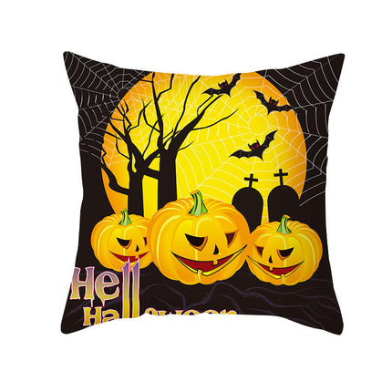 Halloween Decorations Pillow Covers Halloween Throw Pillow Covers Pumpkin Cat Cushion Covers for Sofa