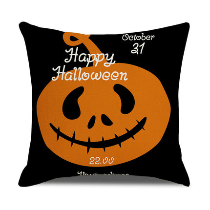 Halloween Pillow Covers Throw Pillows Cover Decor Happy Halloween Square Cushion Covers for Home