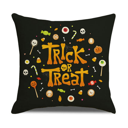 Halloween Letter Throw Pillow Covers Halloween Decor Pillows Cases Pillow Cases for Home