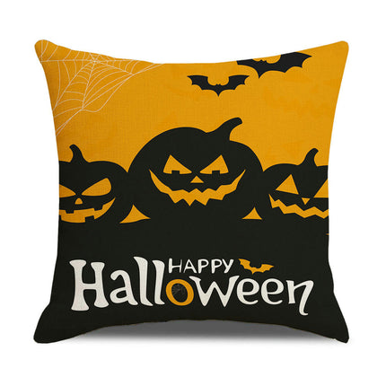 Halloween Letter Throw Pillow Covers Halloween Decor Pillows Cases Pillow Cases for Home