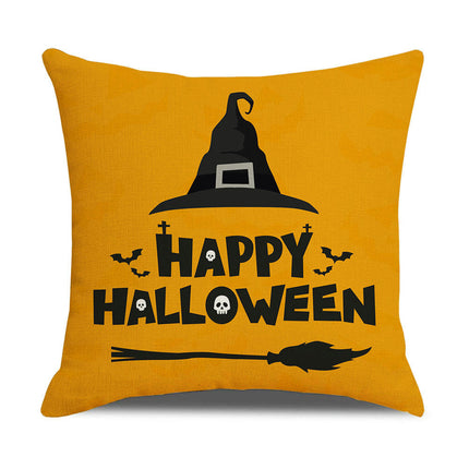 Halloween Letter Throw Pillow Covers Halloween Decor Pillows Cases Pillow Cases for Home