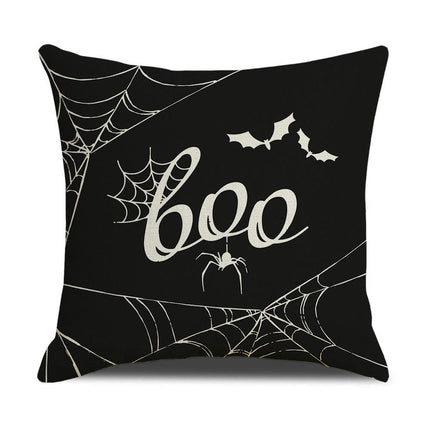 Halloween Truck Throw Pillow Covers Pumpkin Halloween Decor Pillows Cases Pillow Cases for Home-A