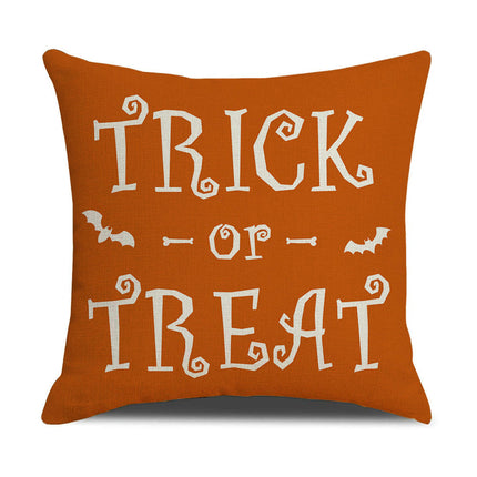 Halloween Letter Throw Pillow Covers Pumpkin Halloween Decor Pillows Cases Pillow Cases for Home