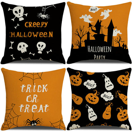 Halloween Pillow Covers Funny Throw Pillow Covers Halloween Home Decor Cushion Covers for Sofa Bedroom