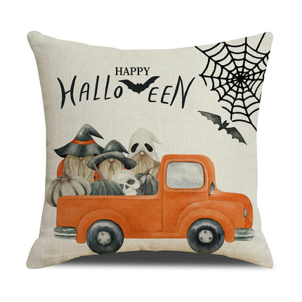 Halloween Pillow Covers Funny Throw Pillow Covers Halloween Home Decor Cushion Covers for Sofa Bedroom-A