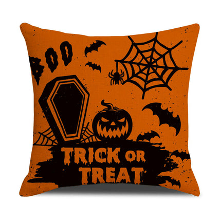 Halloween Pillow Covers Funny Throw Pillow Covers Halloween Home Decor Cushion Covers for Sofa Bedroom-A