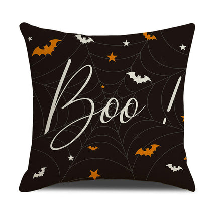 Halloween Pillow Covers Funny Throw Pillow Covers Halloween Home Decor Cushion Covers for Sofa Bedroom-A