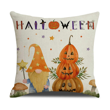 Halloween Pillow Covers Funny Throw Pillow Covers Halloween Home Decor Cushion Covers for Sofa Bedroom-A