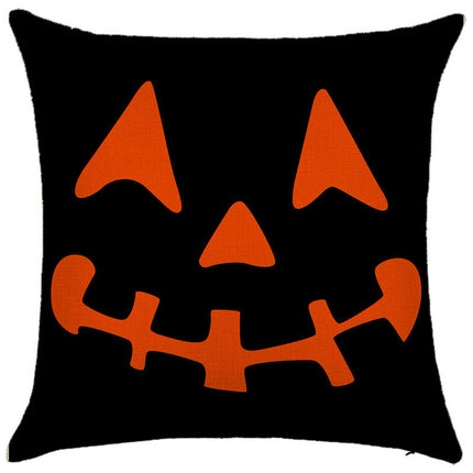 Halloween Pumpkin Throw Pillow Covers Soft Pillow Covers Cushion Covers for Sofa Decorations