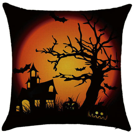 Halloween Pumpkin Throw Pillow Covers Soft Pillow Covers Cushion Covers for Sofa Decorations