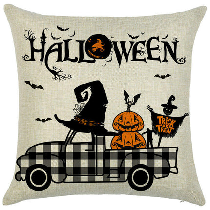 Halloween Pumpkin Throw Pillow Covers Soft Pillow Covers Cushion Covers for Sofa Decorations