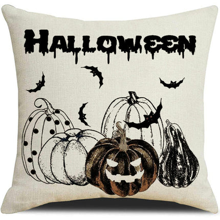 Halloween Pillow Cover Spider Web Pillow Case Black Throw Cushion Cover Cushion Cases for Home