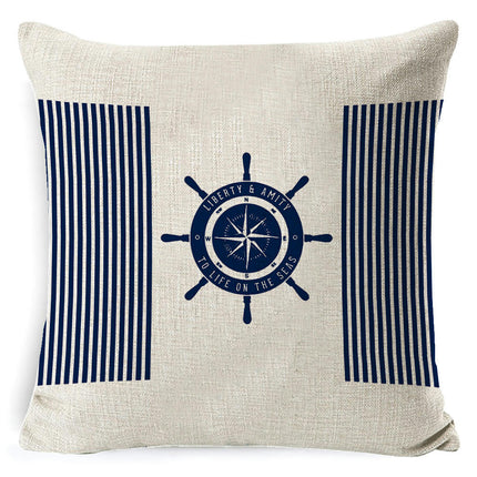 Throw Pillow Covers Sailboat Decorative Pillow Cases Cushion Covers for Sofa Bed Home Decor