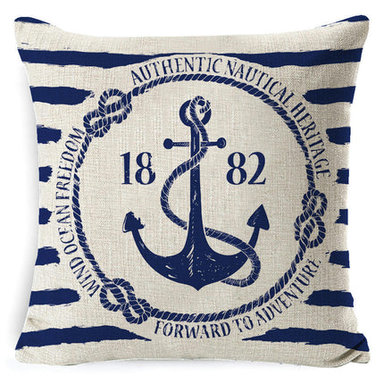 Throw Pillow Covers Sailboat Decorative Pillow Cases Cushion Covers for Sofa Bed Home Decor