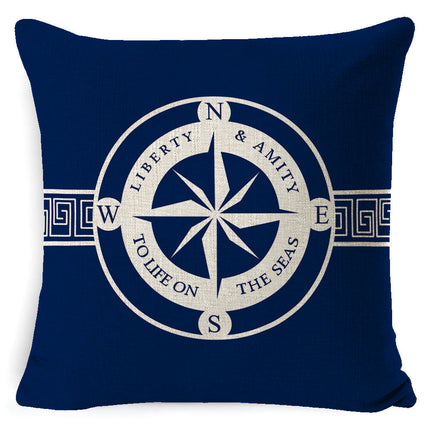 Throw Pillow Covers Sailboat Decorative Pillow Cases Cushion Covers for Sofa Bed Home Decor