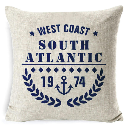 Throw Pillow Covers Sailboat Decorative Pillow Cases Cushion Covers for Sofa Bed Home Decor