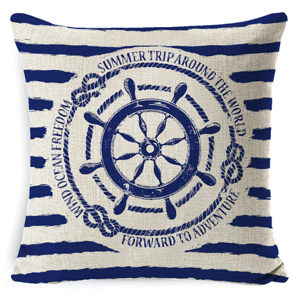 Throw Pillow Covers Sailboat Decorative Pillow Cases Cushion Covers for Sofa Bed Home Decor