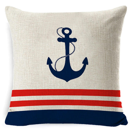 Throw Pillow Covers Sailboat Decorative Pillow Cases Cushion Covers for Sofa Bed Home Decor