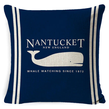 Throw Pillow Covers Sailboat Decorative Pillow Cases Cushion Covers for Sofa Bed Home Decor